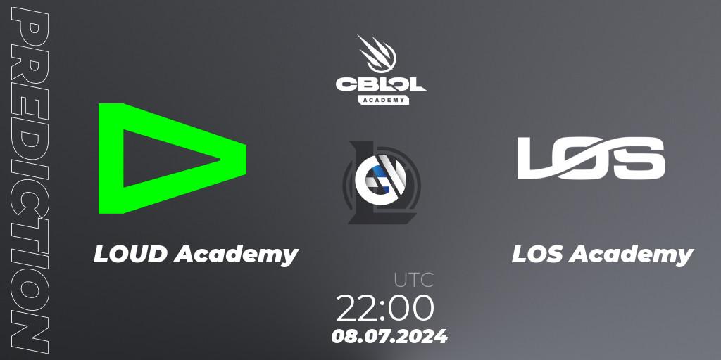 LOUD Academy vs LOS Academy: Betting TIp, Match Prediction. 09.07.2024 at 22:00. LoL, CBLOL Academy 2024