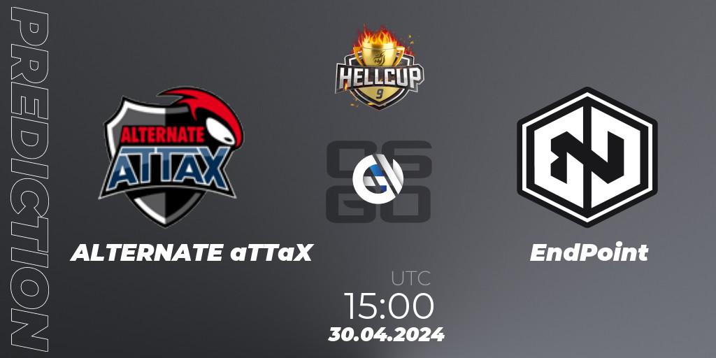 ALTERNATE aTTaX vs EndPoint: Betting TIp, Match Prediction. 30.04.2024 at 15:00. Counter-Strike (CS2), HellCup #9