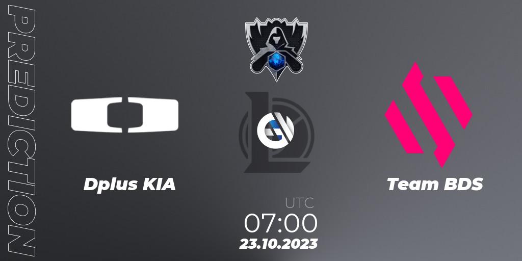 Dplus KIA vs Team BDS: Betting TIp, Match Prediction. 23.10.23. LoL, Worlds 2023 LoL - Group Stage