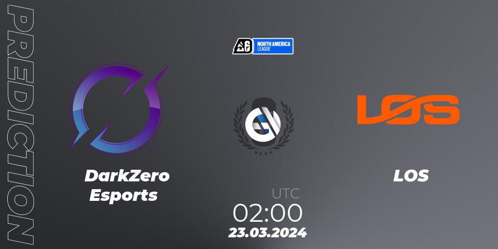 DarkZero Esports vs LOS: Betting TIp, Match Prediction. 22.03.24. Rainbow Six, North America League 2024 - Stage 1