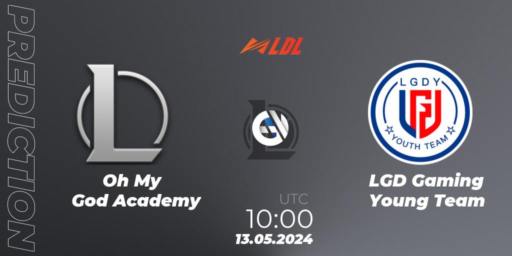 Oh My God Academy vs LGD Gaming Young Team: Betting TIp, Match Prediction. 13.05.2024 at 10:00. LoL, LDL 2024 - Stage 2