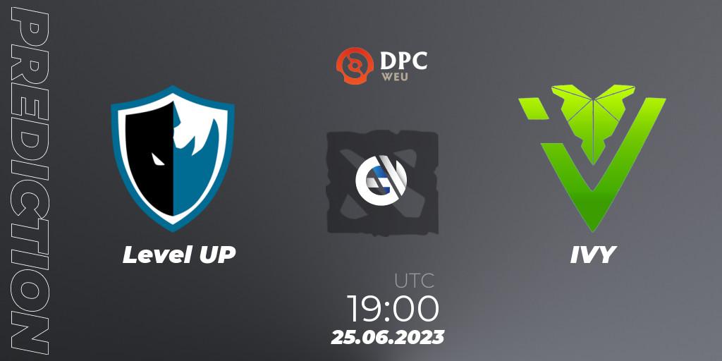 Level UP vs IVY: Betting TIp, Match Prediction. 25.06.23. Dota 2, DPC 2023 Tour 3: WEU Division II (Lower)