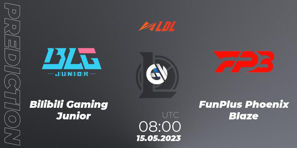 Bilibili Gaming Junior vs FunPlus Phoenix Blaze: Betting TIp, Match Prediction. 15.05.2023 at 08:00. LoL, LDL 2023 - Regular Season - Stage 2