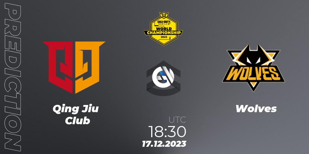 Qing Jiu Club vs Wolves: Betting TIp, Match Prediction. 17.12.2023 at 17:30. Call of Duty, CODM World Championship 2023