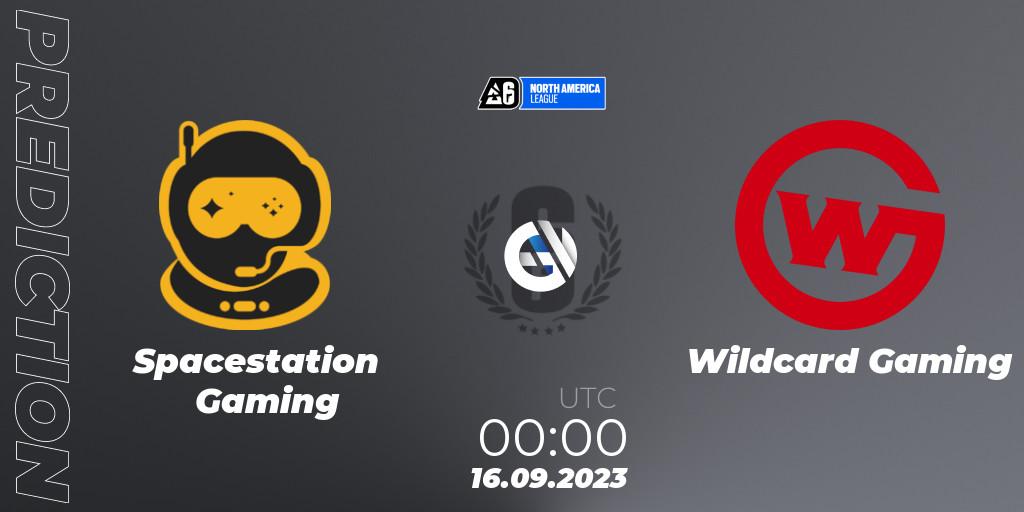 Spacestation Gaming vs Wildcard Gaming: Betting TIp, Match Prediction. 16.09.23. Rainbow Six, North America League 2023 - Stage 2