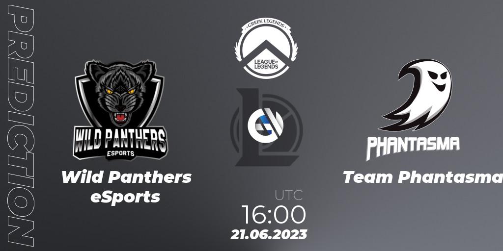 Wild Panthers eSports vs Team Phantasma: Betting TIp, Match Prediction. 21.06.2023 at 16:00. LoL, Greek Legends League Summer 2023