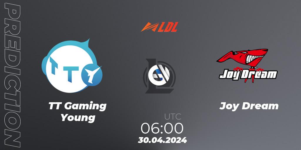 TT Gaming Young vs Joy Dream: Betting TIp, Match Prediction. 30.04.2024 at 06:00. LoL, LDL 2024 - Stage 2