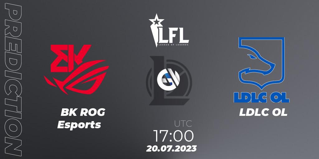 BK ROG Esports vs LDLC OL: Betting TIp, Match Prediction. 20.07.23. LoL, LFL Summer 2023 - Group Stage