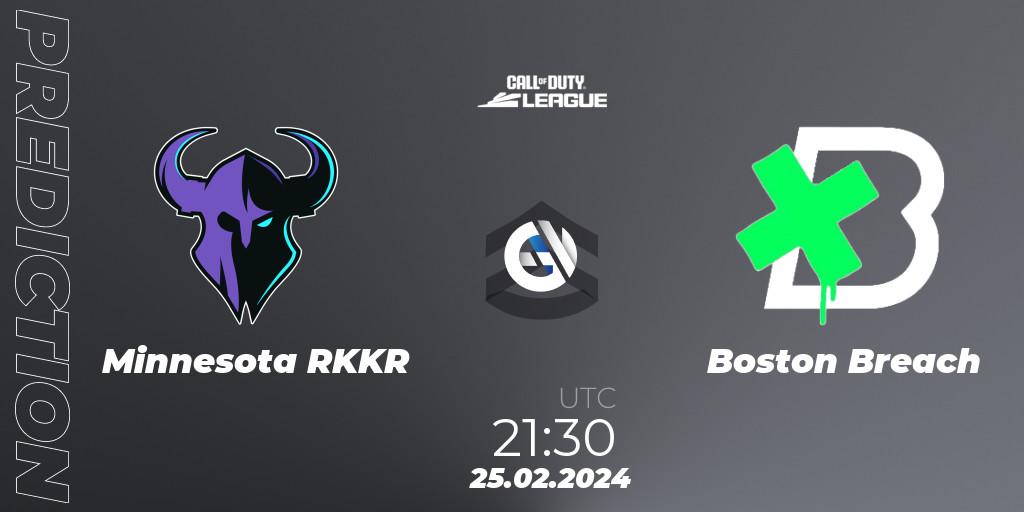 Minnesota RØKKR vs Boston Breach: Betting TIp, Match Prediction. 25.02.2024 at 21:30. Call of Duty, Call of Duty League 2024: Stage 2 Major Qualifiers