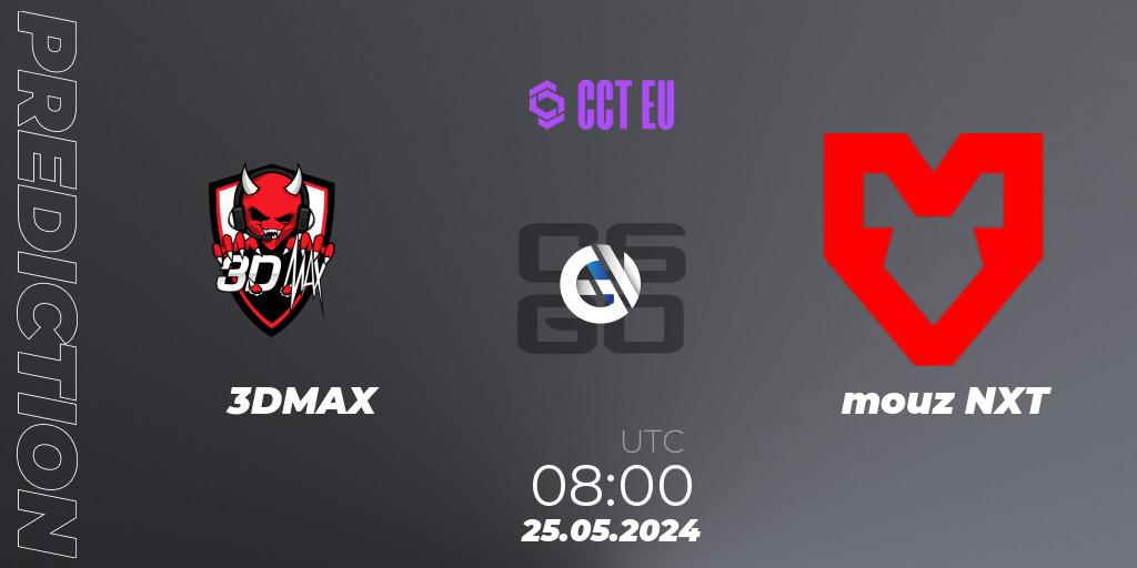 3DMAX vs mouz NXT: Betting TIp, Match Prediction. 25.05.2024 at 08:00. Counter-Strike (CS2), CCT Season 2 European Series #3