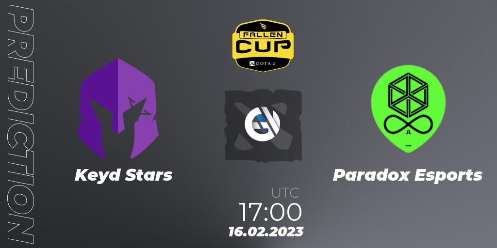 Keyd Stars vs Paradox Esports: Betting TIp, Match Prediction. 16.02.23. Dota 2, Fallen Cup Season 2