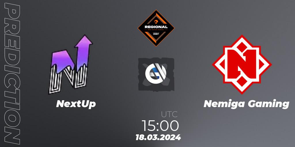 NextUp vs Nemiga Gaming: Betting TIp, Match Prediction. 27.03.24. Dota 2, RES Regional Series: EU #1