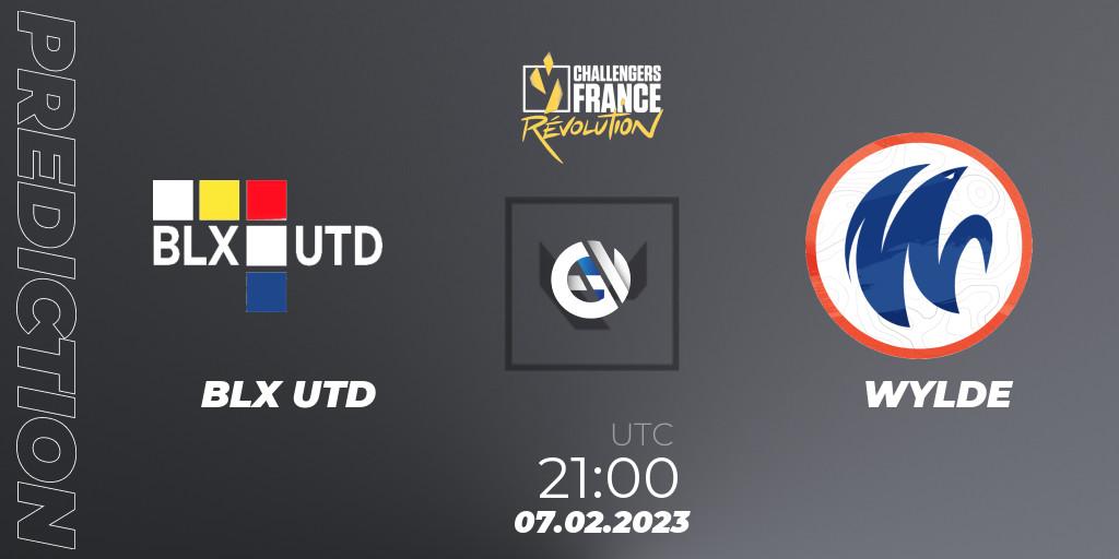 BLX UTD vs WYLDE: Betting TIp, Match Prediction. 07.02.23. VALORANT, VALORANT Challengers 2023 France: Revolution Split 1