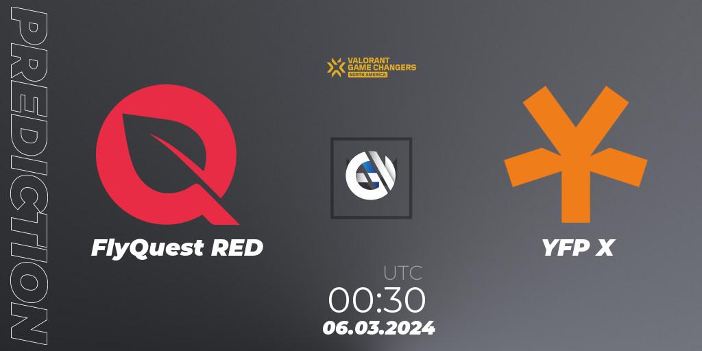 FlyQuest RED vs YFP X: Betting TIp, Match Prediction. 06.03.24. VALORANT, VCT 2024: Game Changers North America Series Series 1