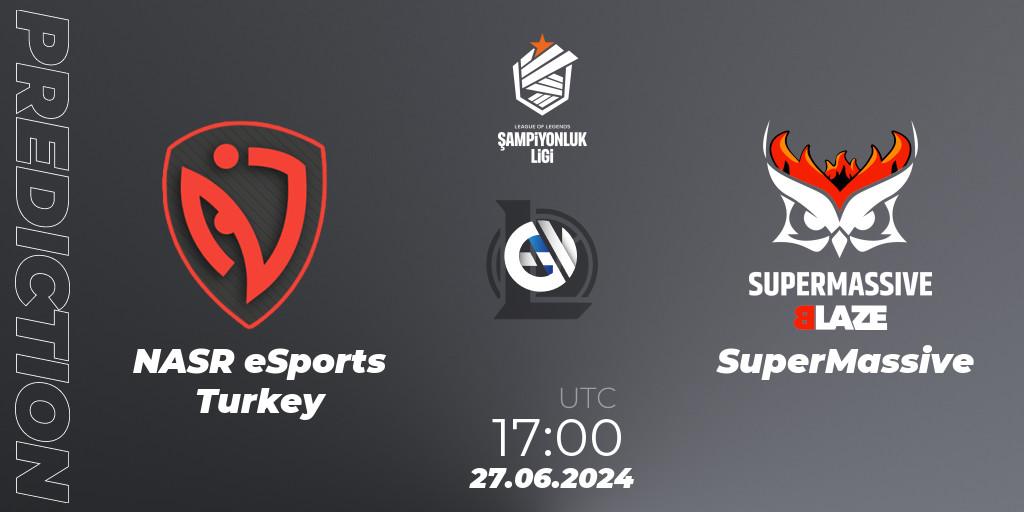 NASR eSports Turkey vs SuperMassive: Betting TIp, Match Prediction. 27.06.2024 at 17:00. LoL, TCL Summer 2024