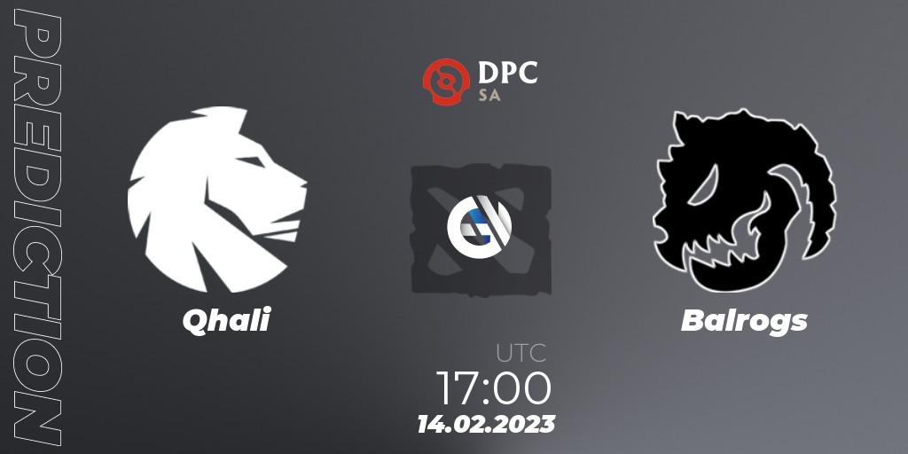 Qhali vs Balrogs: Betting TIp, Match Prediction. 14.02.23. Dota 2, DPC 2022/2023 Winter Tour 1: SA Division II (Lower)