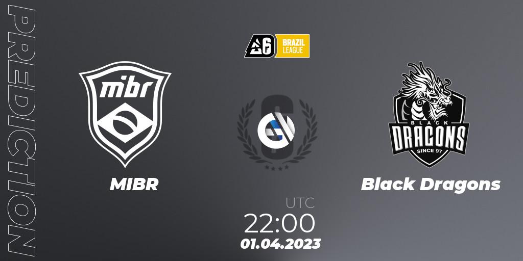 MIBR vs Black Dragons: Betting TIp, Match Prediction. 01.04.23. Rainbow Six, Brazil League 2023 - Stage 1
