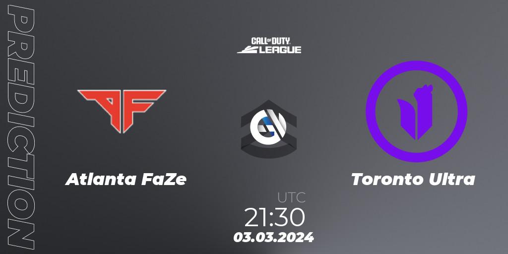 Atlanta FaZe vs Toronto Ultra: Betting TIp, Match Prediction. 03.03.24. Call of Duty, Call of Duty League 2024: Stage 2 Major Qualifiers