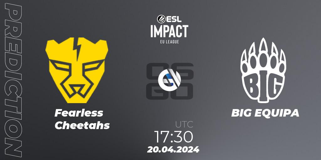 Fearless Cheetahs vs BIG EQUIPA: Betting TIp, Match Prediction. 20.04.24. CS2 (CS:GO), ESL Impact League Season 5: Europe