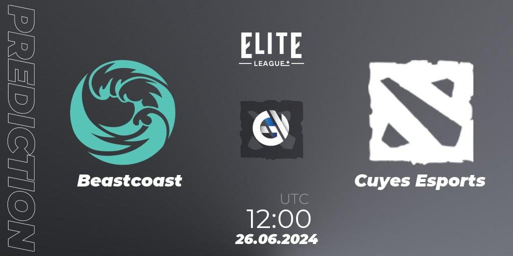 Beastcoast vs Cuyes Esports: Betting TIp, Match Prediction. 26.06.2024 at 16:00. Dota 2, Elite League Season 2: South America Closed Qualifier