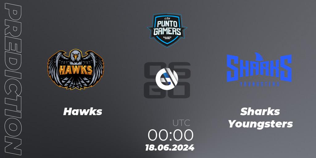 Hawks vs Sharks Youngsters: Betting TIp, Match Prediction. 18.06.2024 at 00:15. Counter-Strike (CS2), Punto Gamers Cup 2024