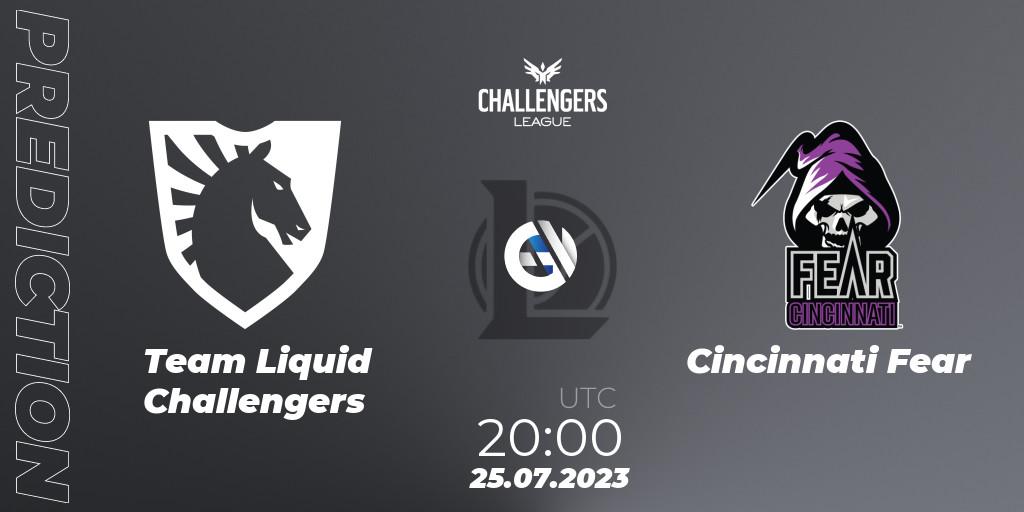 Team Liquid Challengers vs Cincinnati Fear: Betting TIp, Match Prediction. 25.07.23. LoL, North American Challengers League 2023 Summer - Playoffs
