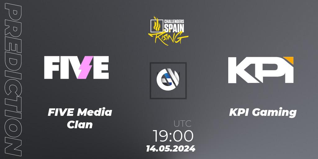 FIVE Media Clan vs KPI Gaming: Betting TIp, Match Prediction. 14.05.2024 at 19:00. VALORANT, VALORANT Challengers 2024 Spain: Rising Split 2