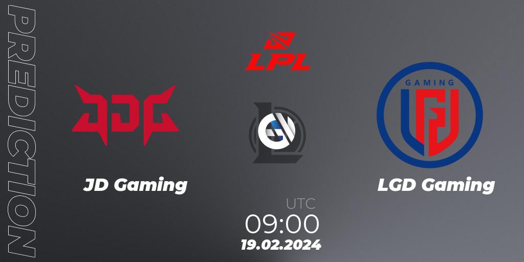 JD Gaming vs LGD Gaming: Betting TIp, Match Prediction. 19.02.24. LoL, LPL Spring 2024 - Group Stage