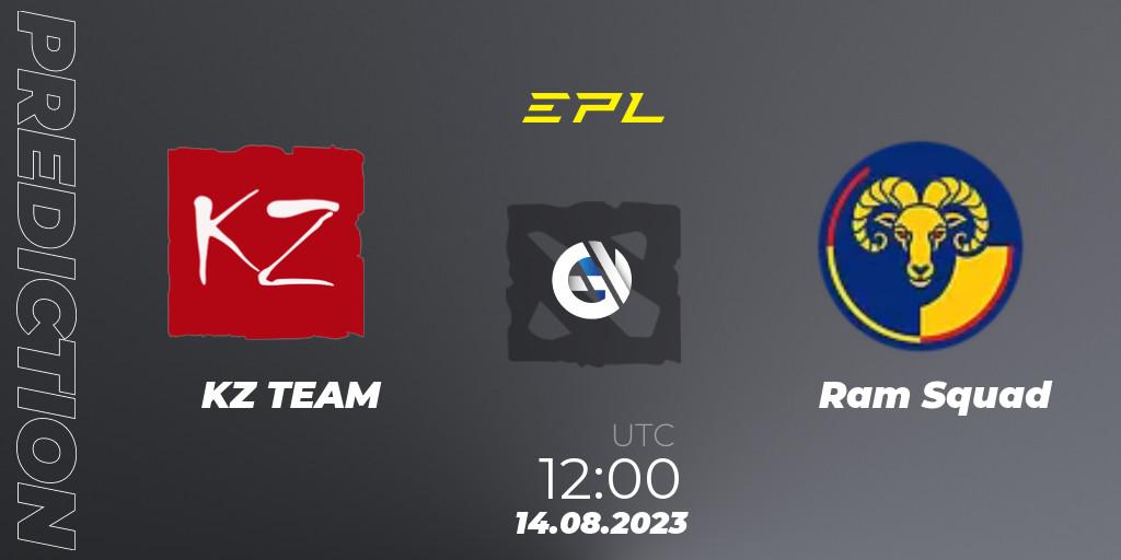 KZ TEAM vs Ram Squad: Betting TIp, Match Prediction. 14.08.2023 at 12:22. Dota 2, European Pro League Season 11