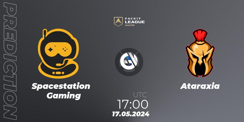 Spacestation Gaming vs Ataraxia: Betting TIp, Match Prediction. 18.05.2024 at 18:00. Overwatch, FACEIT League Season 1 - EMEA Master Road to EWC
