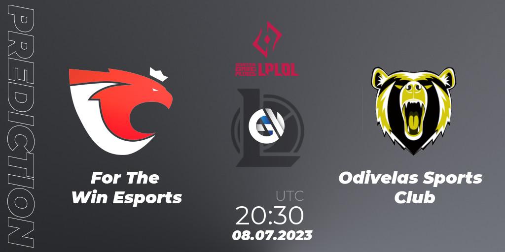 For The Win Esports vs Odivelas Sports Club: Betting TIp, Match Prediction. 08.07.23. LoL, LPLOL Split 2 2023 - Group Stage