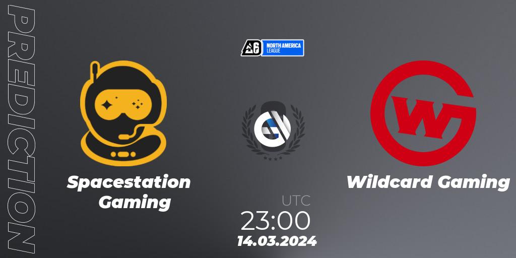 Spacestation Gaming vs Wildcard Gaming: Betting TIp, Match Prediction. 30.03.24. Rainbow Six, North America League 2024 - Stage 1