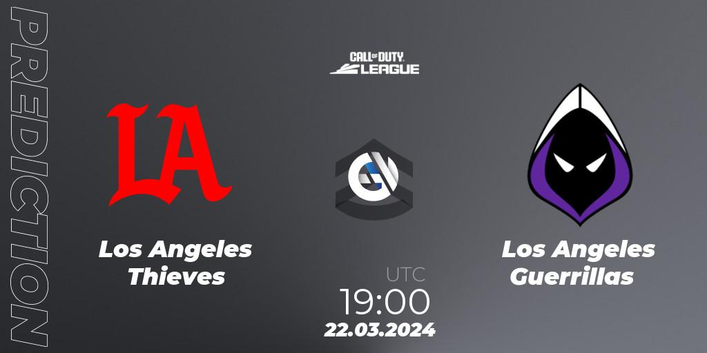 Los Angeles Thieves vs Los Angeles Guerrillas: Betting TIp, Match Prediction. 22.03.2024 at 19:00. Call of Duty, Call of Duty League 2024: Stage 2 Major