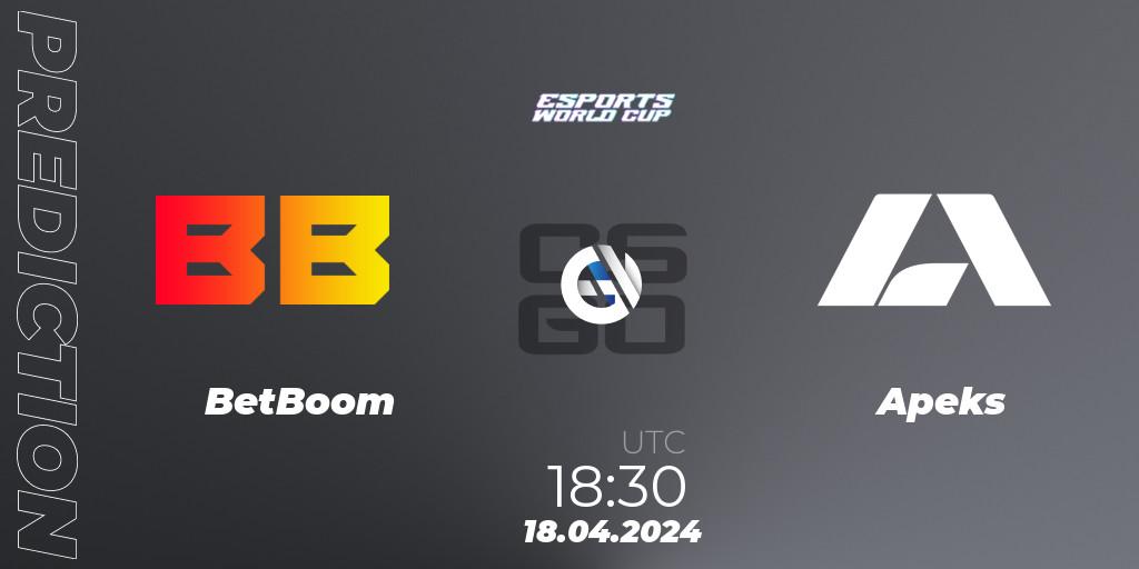 BetBoom vs Apeks: Betting TIp, Match Prediction. 18.04.24. CS2 (CS:GO), Esports World Cup 2024: European Open Qualifier