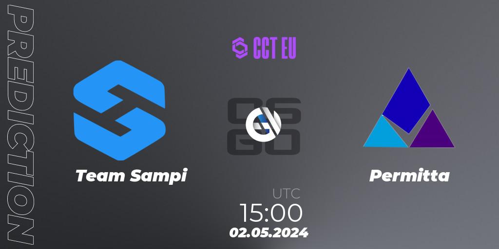 Team Sampi vs Permitta: Betting TIp, Match Prediction. 02.05.2024 at 15:00. Counter-Strike (CS2), CCT Season 2 Europe Series 2 