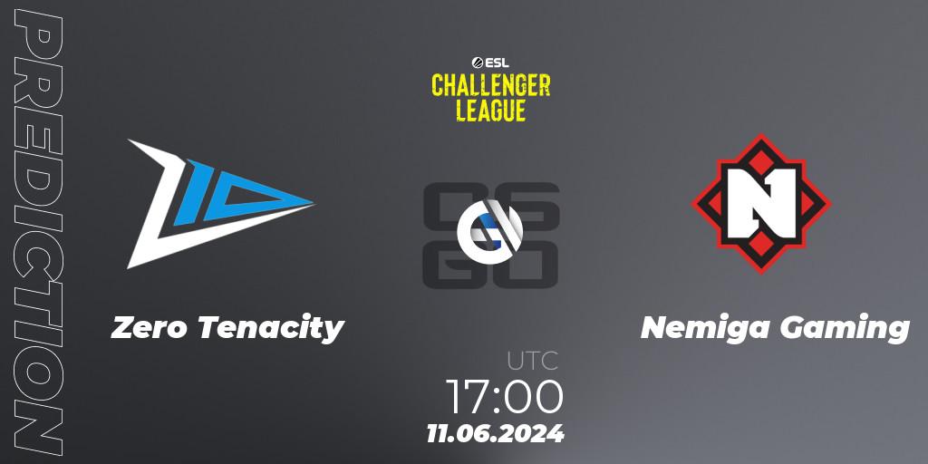 Zero Tenacity vs Nemiga Gaming: Betting TIp, Match Prediction. 15.06.2024 at 17:00. Counter-Strike (CS2), ESL Challenger League Season 47 Relegation: Europe
