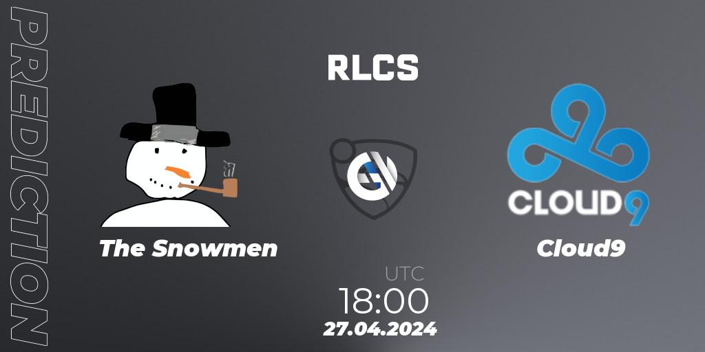 The Snowmen vs Cloud9: Betting TIp, Match Prediction. 27.04.24. Rocket League, RLCS 2024 - Major 2: NA Open Qualifier 4