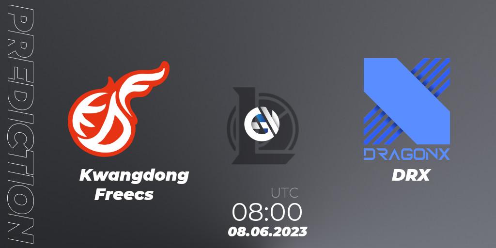 Kwangdong Freecs vs DRX: Betting TIp, Match Prediction. 08.06.23. LoL, LCK Summer 2023 Regular Season