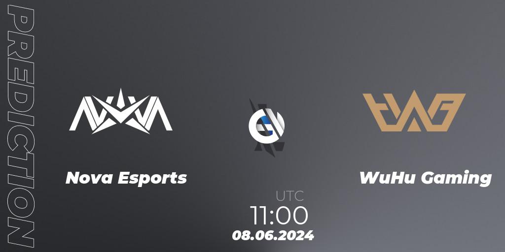 Nova Esports vs WuHu Gaming: Betting TIp, Match Prediction. 08.06.2024 at 11:00. Wild Rift, Wild Rift Super League Summer 2024 - 5v5 Tournament Group Stage