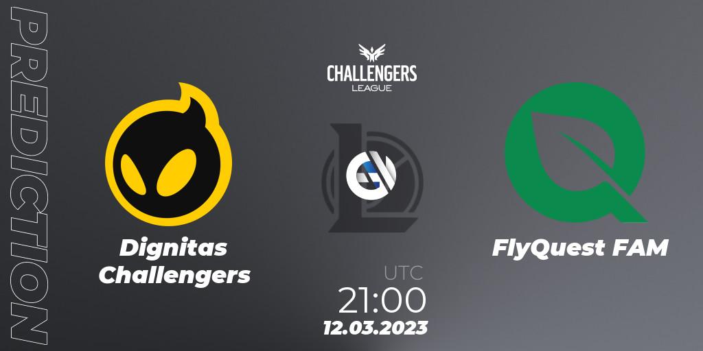 Dignitas Challengers vs FlyQuest FAM: Betting TIp, Match Prediction. 12.03.23. LoL, NACL 2023 Spring - Playoffs