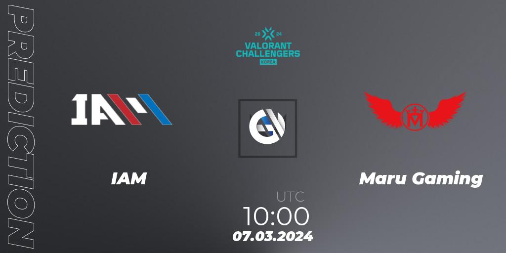 IAM vs Maru Gaming: Betting TIp, Match Prediction. 07.03.24. VALORANT, VALORANT Challengers Korea 2024: Split 1