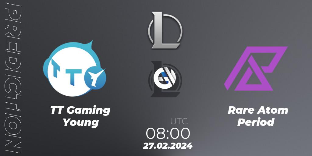 TT Gaming Young vs Rare Atom Period: Betting TIp, Match Prediction. 27.02.24. LoL, LDL 2024 - Stage 1
