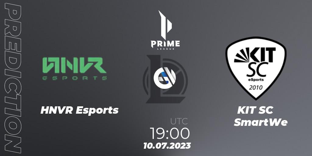 HNVR Esports vs KIT SC SmartWe: Betting TIp, Match Prediction. 10.07.2023 at 20:00. LoL, Prime League 2nd Division Summer 2023