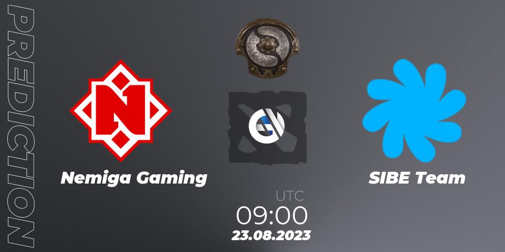 Nemiga Gaming vs SIBE Team: Betting TIp, Match Prediction. 23.08.2023 at 09:07. Dota 2, The International 2023 - Eastern Europe Qualifier