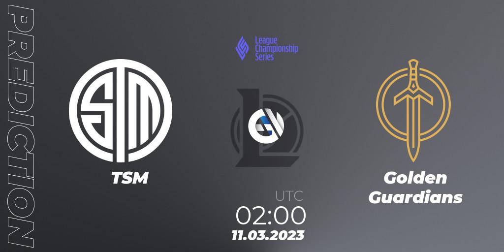 TSM vs Golden Guardians: Betting TIp, Match Prediction. 11.03.23. LoL, LCS Spring 2023 - Group Stage