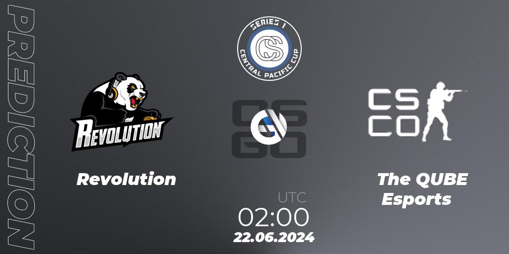 Revolution vs The QUBE Esports: Betting TIp, Match Prediction. 22.06.2024 at 02:00. Counter-Strike (CS2), Central Pacific Cup: Series 1