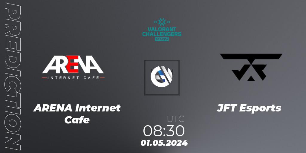 ARENA Internet Cafe vs JFT Esports: Betting TIp, Match Prediction. 01.05.2024 at 08:30. VALORANT, VALORANT Challengers 2024 Oceania: Split 1