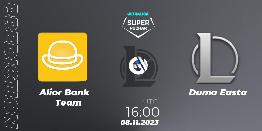 Alior Bank Team vs Duma Easta: Betting TIp, Match Prediction. 08.11.23. LoL, Ultraliga Super Puchar 2023