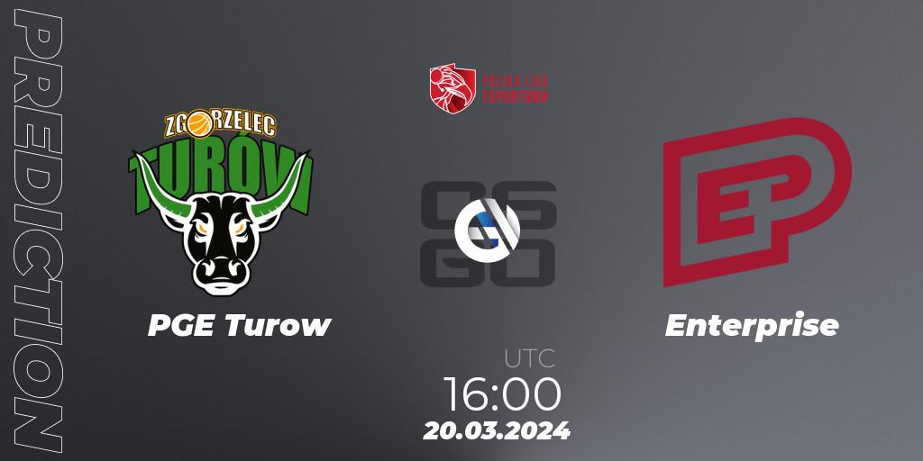 PGE Turow vs Enterprise: Betting TIp, Match Prediction. 20.03.24. CS2 (CS:GO), Polska Liga Esportowa 2024: Split #1