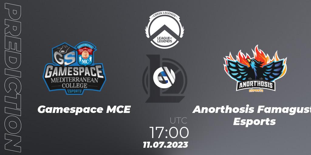 Gamespace MCE vs Anorthosis Famagusta Esports: Betting TIp, Match Prediction. 11.07.2023 at 17:00. LoL, Greek Legends League Summer 2023